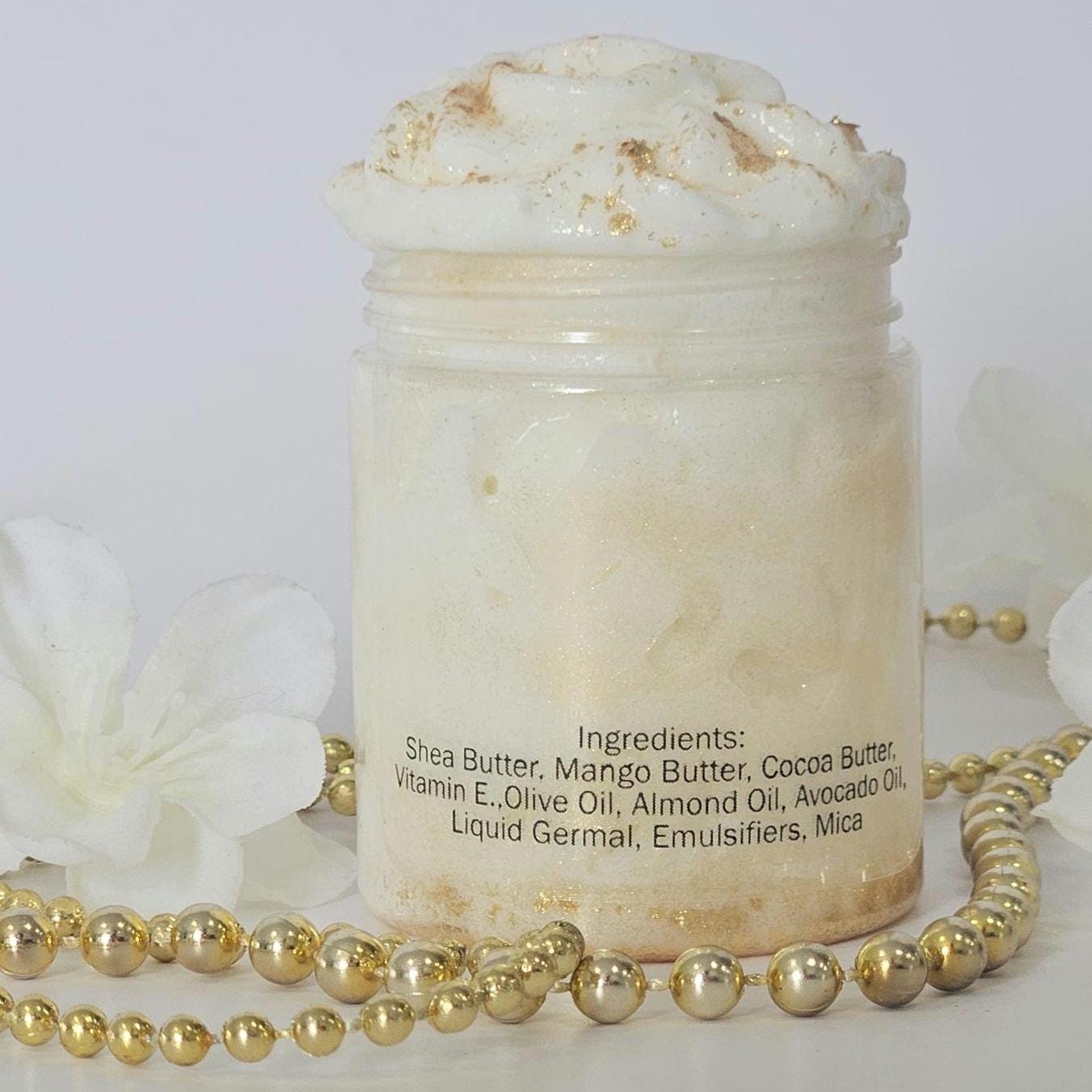 Glitter Lotion Body Butter Whipped Emulsified Body Glitter Set Natural Dry Skin Care Non Greasy Body Butter Body Cream Natural SHIPS FREE!