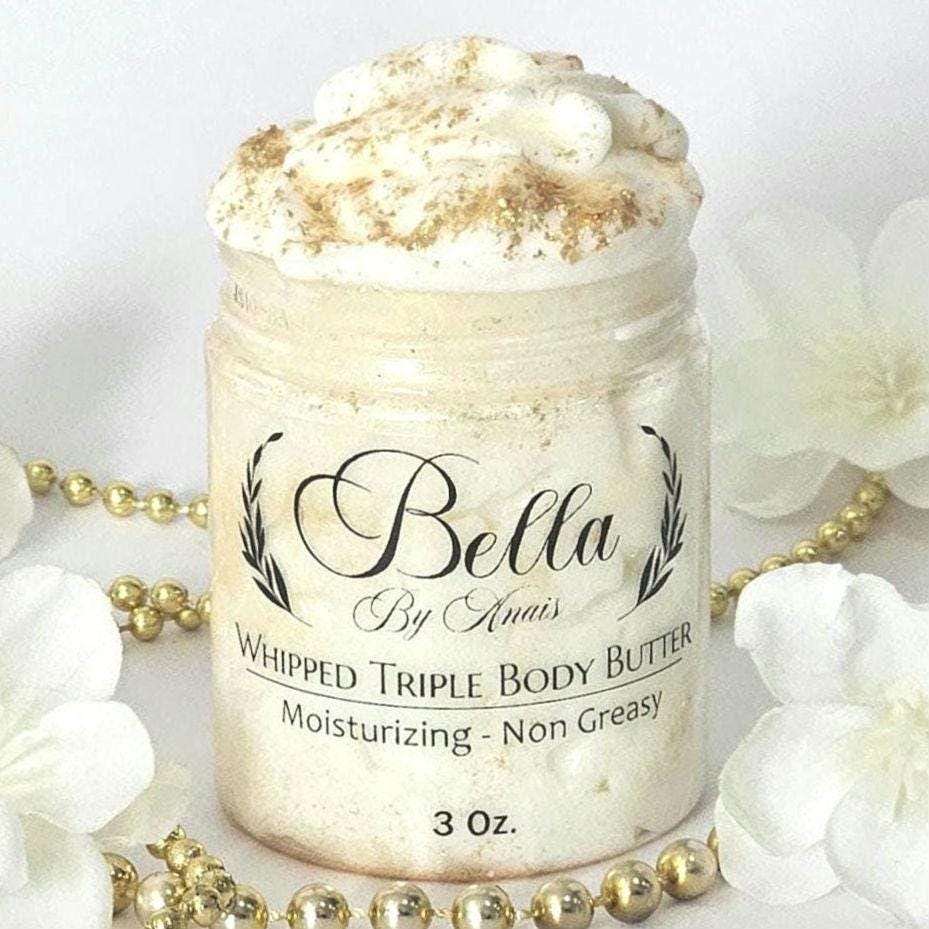 Glitter Lotion Body Butter Whipped Emulsified Body Glitter Set Natural Dry Skin Care Non Greasy Body Butter Body Cream Natural SHIPS FREE!