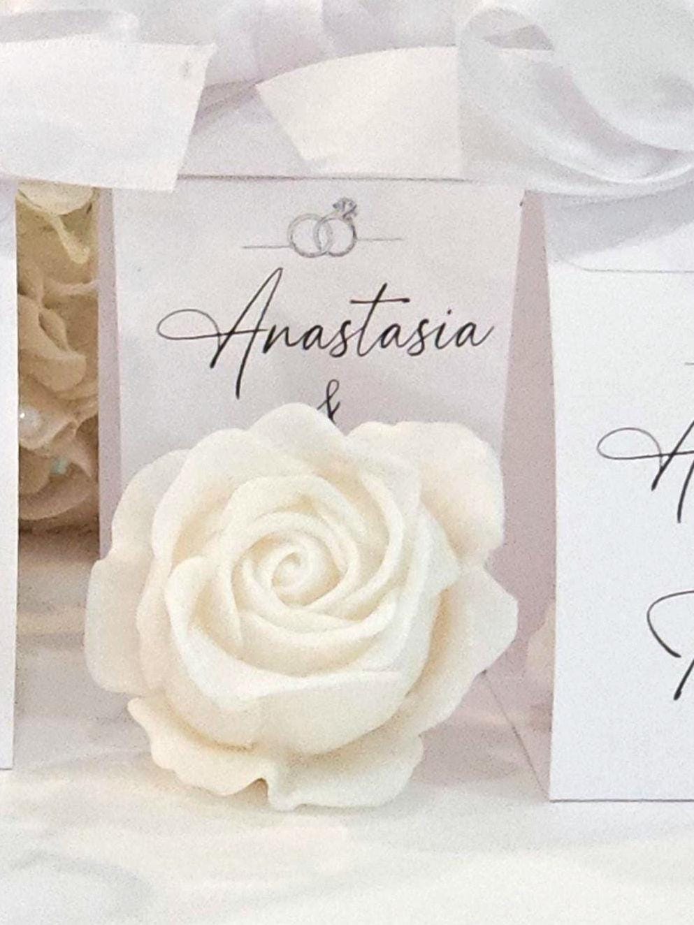 12 Rose Soap Favors Bridal Shower Favors Wedding Favors Bridal Shower Favors Wedding Favors Box Baby Shower Decor Girl Floral Soap Favors