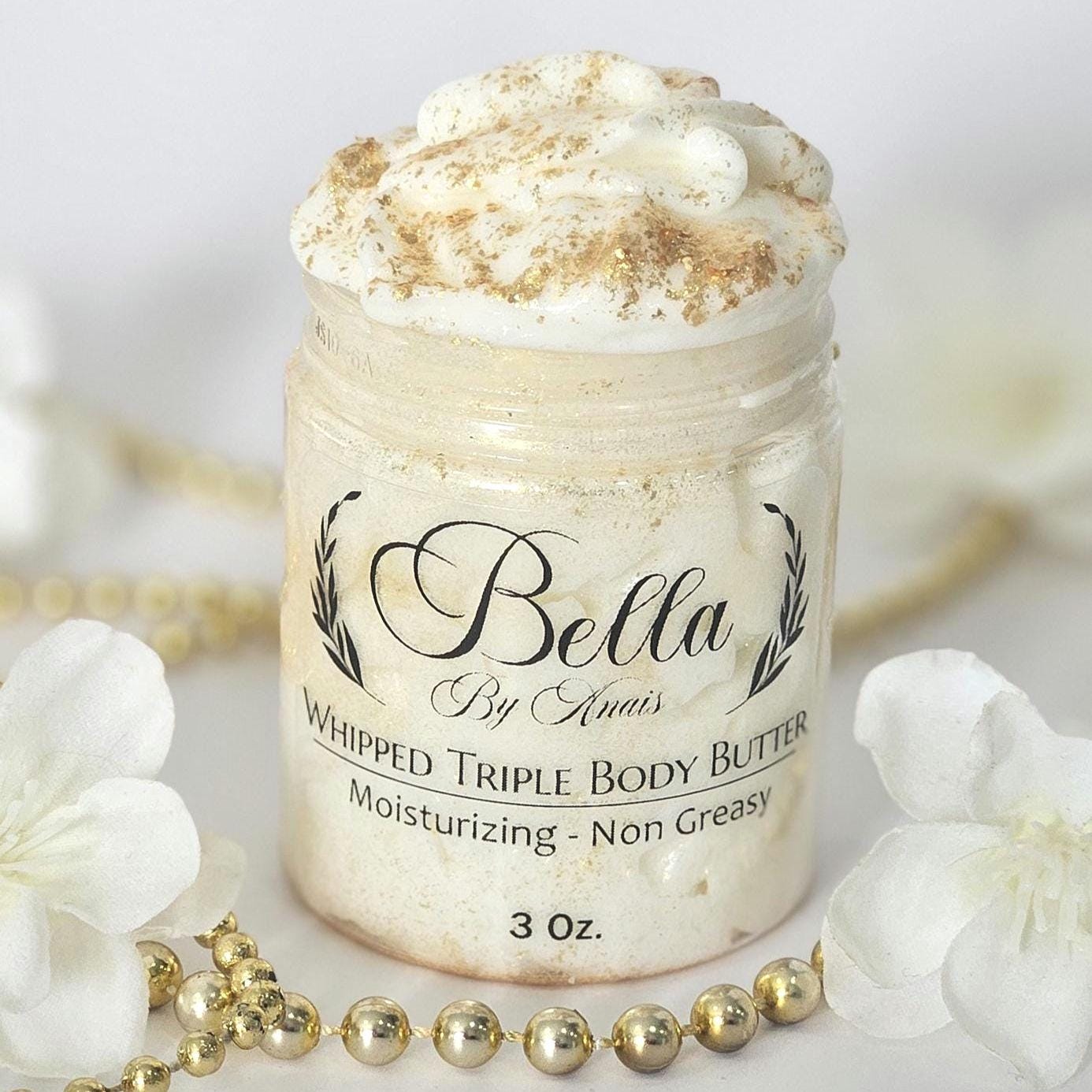 Glitter Lotion Body Butter Whipped Emulsified Body Glitter Set Natural Dry Skin Care Non Greasy Body Butter Body Cream Natural SHIPS FREE!