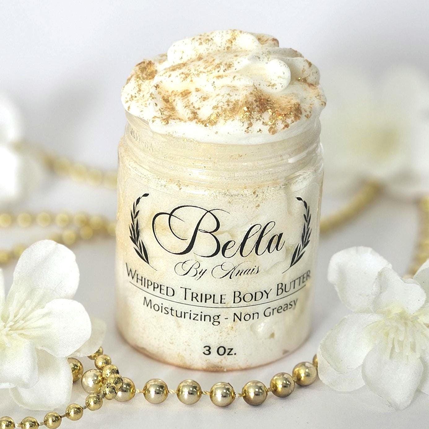 Glitter Lotion Body Butter Whipped Emulsified Body Glitter Set Natural Dry Skin Care Non Greasy Body Butter Body Cream Natural SHIPS FREE!