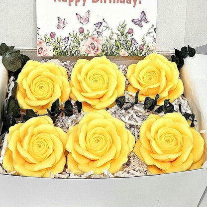 Rose Soap Rose Flower Gift Box Of Soap Bouquet Roses For Mother's Day Gift For Mom Floral Gift Soap Decorations Flowers Handmade Soap Rose.